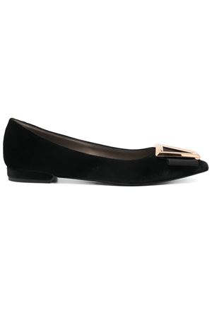 Black velvet Kenda ballet flats ROBERTO FESTA | KENDANERO